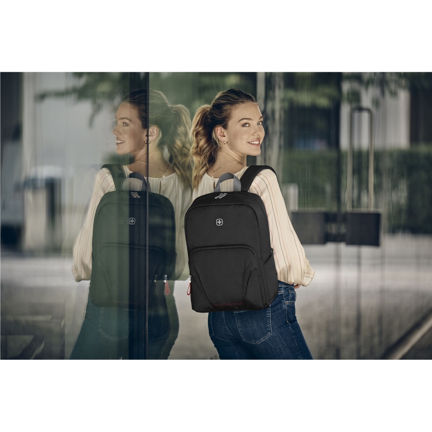 Wenger - Rucsac pentru laptop 20 l 15,6 cu buzunar pentru tabletă 10 Motion negru