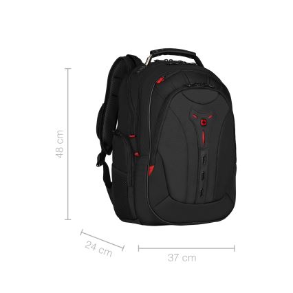 Wenger - Rucsac pentru laptop 25 l 16 cu buzunar pentru tabletă 10 Pegasus Deluxe negru
