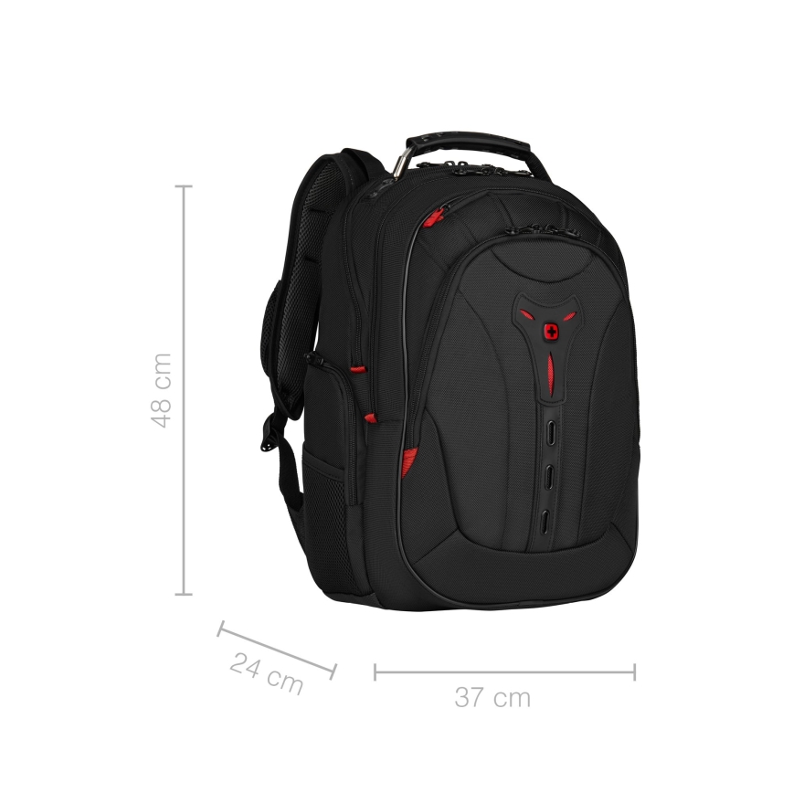 Wenger - Rucsac pentru laptop 25 l 16 cu buzunar pentru tabletă 10 Pegasus Deluxe negru