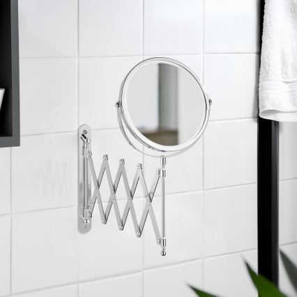 WENKO 15165100 - Oglindă cosmetică EXCLUSIV, 19 x 38,5 cm, crom lucios