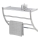 WENKO 15578100 - Suport pentru prosoape PESCARA, 56x46 cm, crom lucios