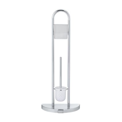 WENKO 16608100 - Perie WC COSENZA, 33 x 84 cm, crom lucios/satinat