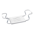 WENKO 17930100 - Scaun pentru cadă SECURA 26x18 cm alb/argintiu