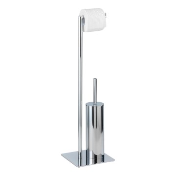 WENKO 18562100 - Perie pentru WC RECCO 20x71,5 cm, crom lucios