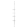 WENKO 18596100 - Element de colț PREA 28x200 cm inox/crom lucios