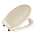 WENKO 18760100 - Capac WC OTTANA 37,5x44,5 cm bej/argintiu