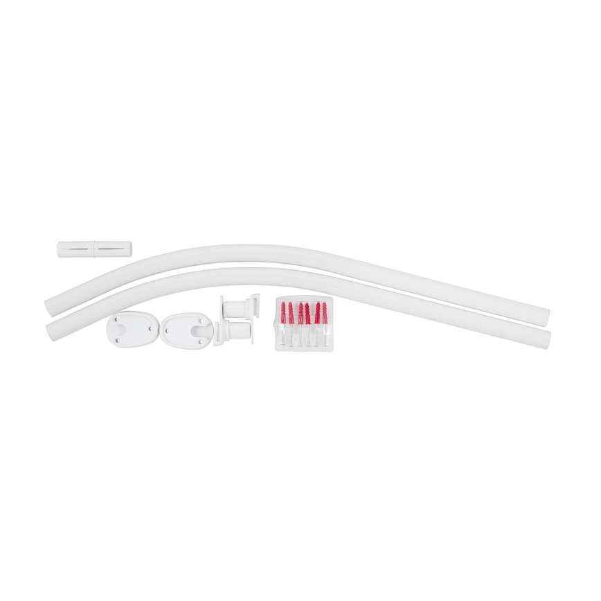 WENKO 19219100 - Bară de duș 80x90 cm albă