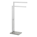 WENKO 20603100 - Suport pentru prosoape GRANIT 43,5 x 86,5 cm inox/satinat/gri