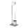 WENKO 20604100 - Perie WC GRANIT, 23x73,5 cm, inox/satinat/gri