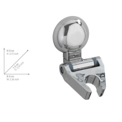 WENKO 20619100 - Suport pentru duș FIORINA 6x9 cm, crom lucios