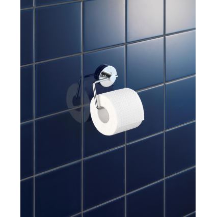 WENKO 20899100 - Suport pentru hârtie igienică VACUUM-LOC MILAZZO 13x10,5 cm crom lucios