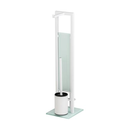 WENKO 21565100 - Perie WC RIVALTA 18x70 cm alb/negru