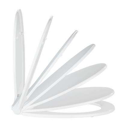 WENKO 21901100-WC Capac WC KOS 44x37 cm alb/argintiu