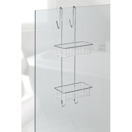 WENKO 22213100 - Suport ALDO 24,5x70 cm inox/argintiu