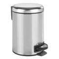 WENKO 22444100 - Coș LEMAN 17x25 cm inox/argintiu/negru