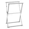 WENKO 22476100 - Suport pentru prosoape LAVA 53,5x80,5 cm oțel inoxidabil/argintiu