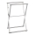 WENKO 22476100 - Suport pentru prosoape LAVA 53,5x80,5 cm oțel inoxidabil/argintiu
