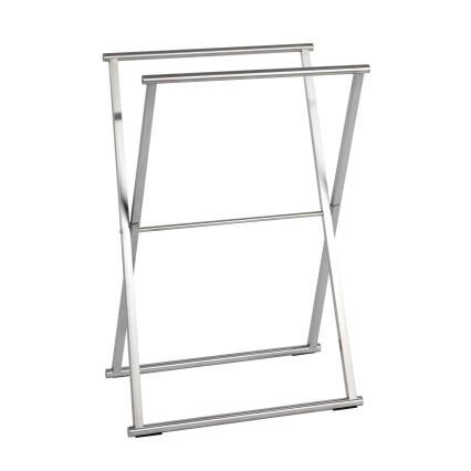 WENKO 22476100 - Suport pentru prosoape LAVA 53,5x80,5 cm oțel inoxidabil/argintiu