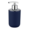 WENKO 22519100 - Dozator de săpun BRASIL, 320 ml, albastru/crom lucios