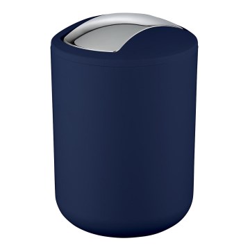 WENKO 22520100 - Coș BRASIL, 14 x 21 cm, albastru/crom lucios