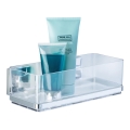 WENKO 22692100 - Poliță VACUUM-LOC QUADRO ED, 25,5 x 14 cm, argintiu/transparent