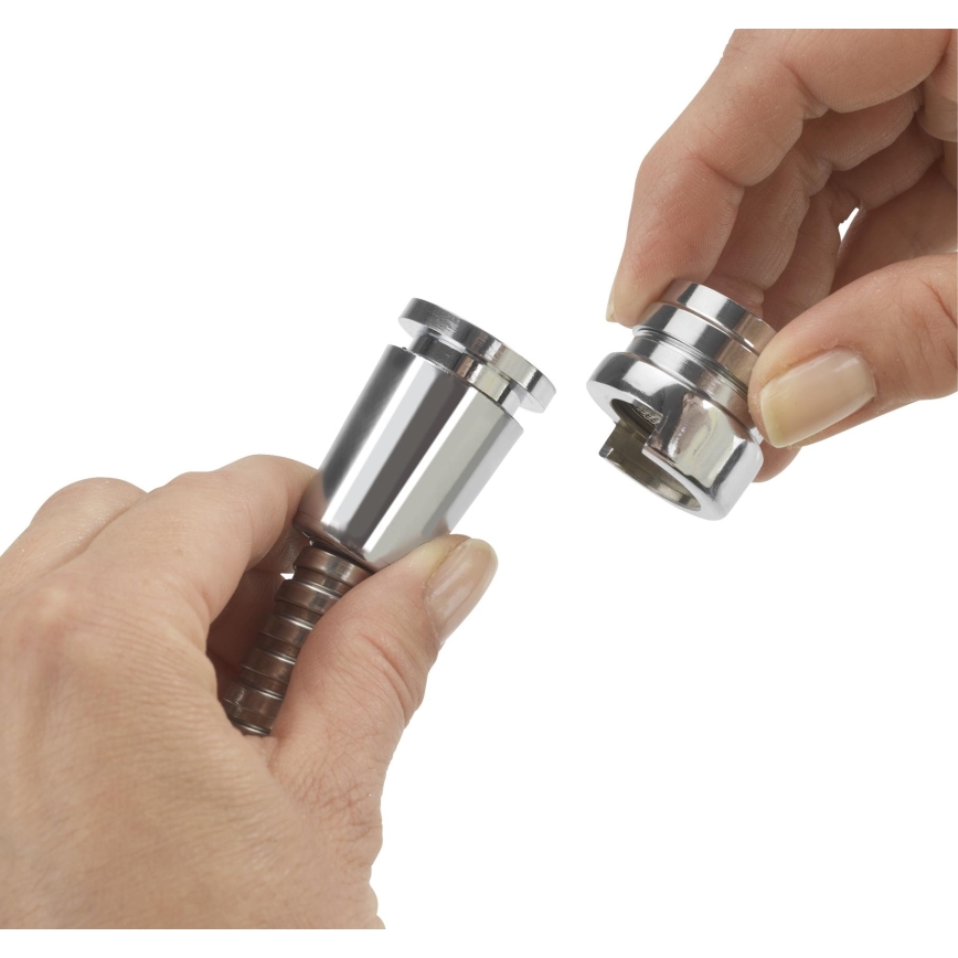 WENKO 22866100 - Duș UNIVERSAL 170x6,5 cm crom lucios/argintiu/gri