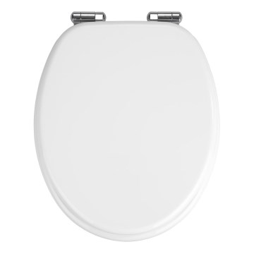 WENKO 22885100-WC Capac WC URBIO 36x42,5 cm alb/argintiu