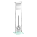 WENKO 22992100 - Perie WC DEBAR 18x73 cm inox/satinat/alb