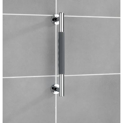 WENKO 23284100-Mâner SECURA 40,5x9 cm inox/antracit/crom lucios