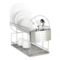 WENKO 2329100 - Scurgător de vase DUO, 21 x 33 cm, inox/argintiu