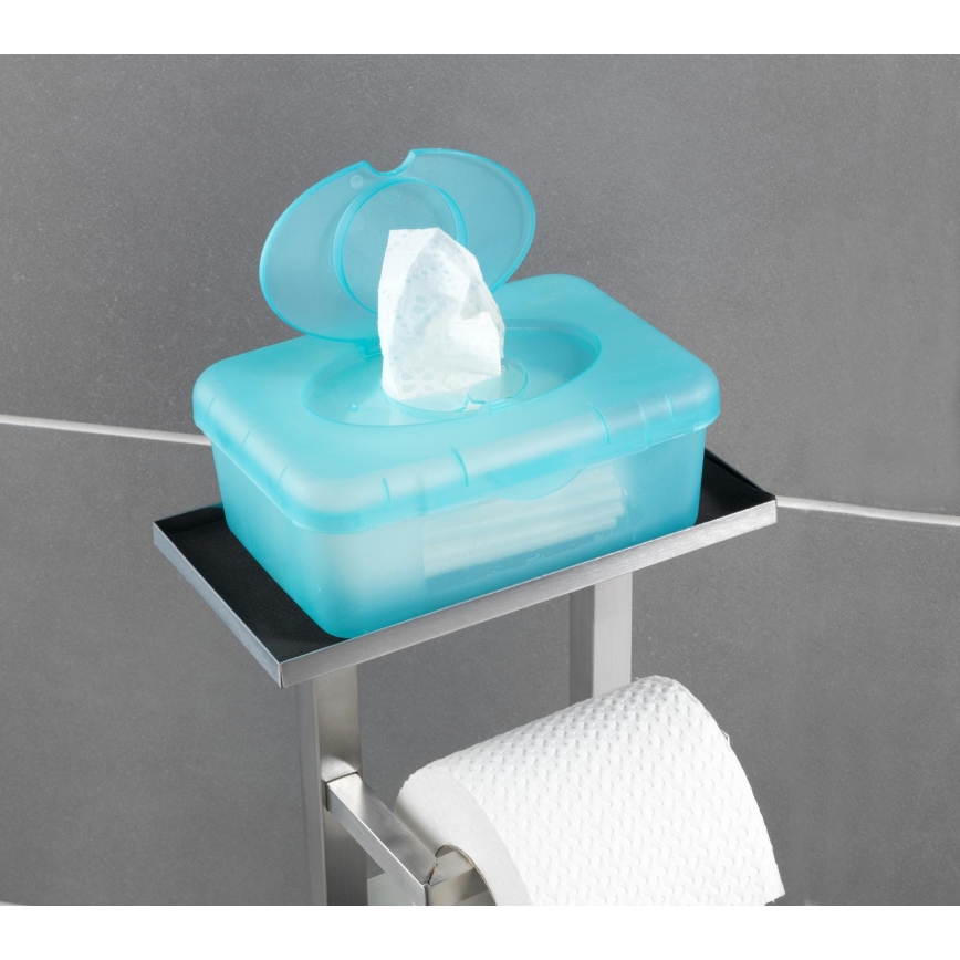 WENKO 23364100 - Perie WC DEBAR 21 x 70,5 cm inox/satinat/alb