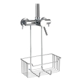WENKO 23499100 - Poliță pentru duș MILO 25x36 cm inox/argintiu/transparent