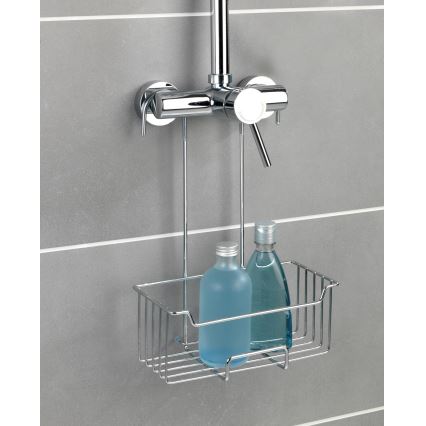 WENKO 23499100 - Poliță pentru duș MILO 25x36 cm inox/argintiu/transparent