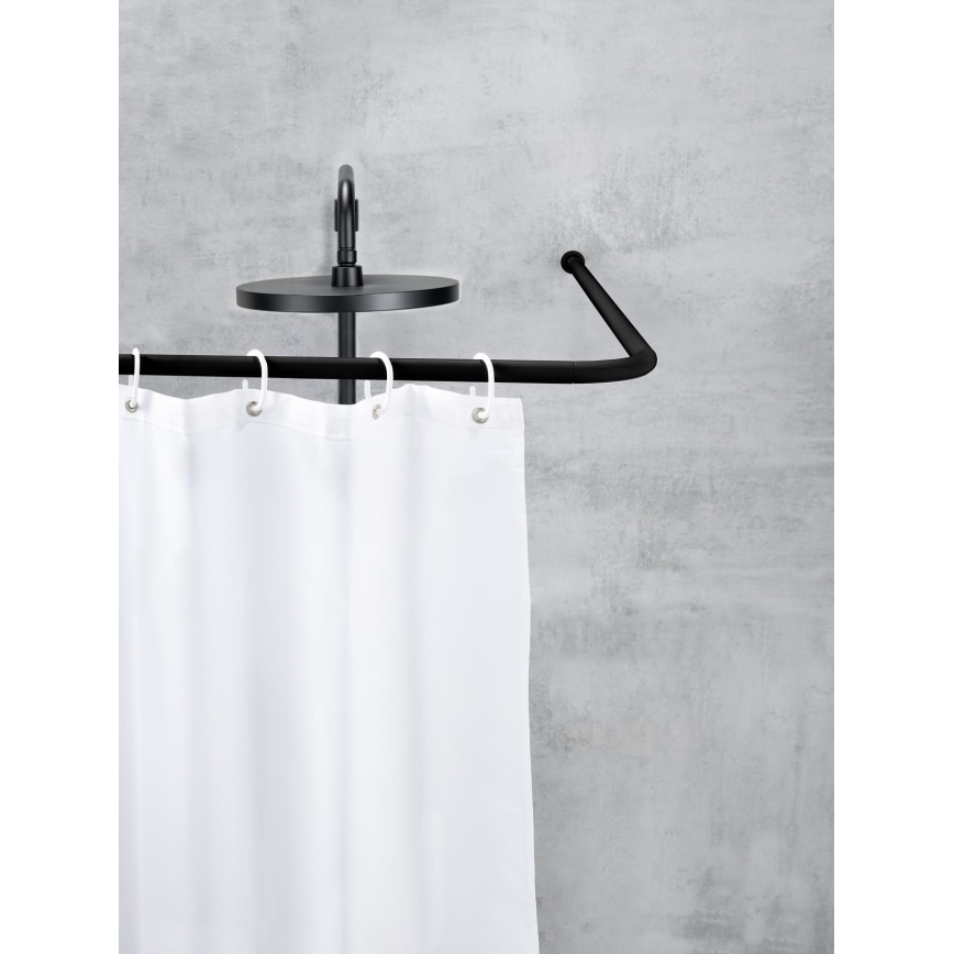 WENKO 23565100 - Bară 2 x 2 cm, neagră