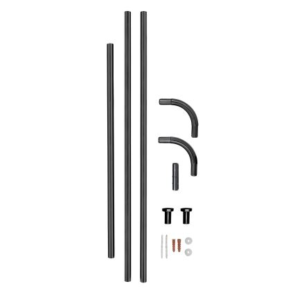 WENKO 23565100 - Bară 2 x 2 cm, neagră