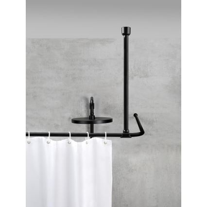 WENKO 23566100 - Suport pentru tavan UNIVERSAL 57 cm negru