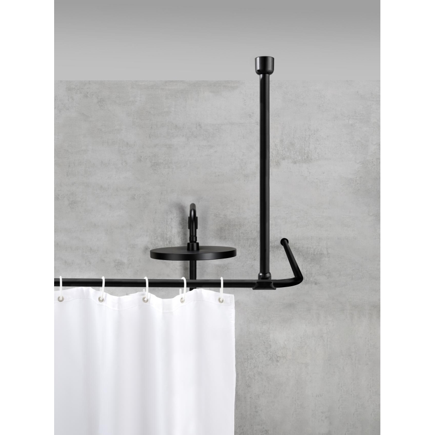 WENKO 23566100 - Suport pentru tavan UNIVERSAL 57 cm negru
