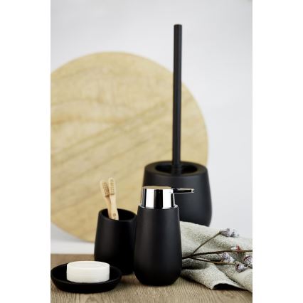 WENKO 23651800 - Suport pentru periuțe de dinți BADI 8x11 cm negru