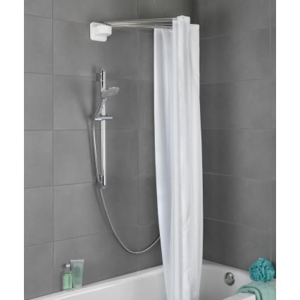 WENKO 23863100 - Suport de duș 96x72 cm oțel inoxidabil/alb