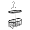 WENKO 23880100 – Poliță Classic din plastic, negru, 26,5 x 47 cm