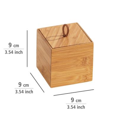 WENKO 23922100 - Cutie TERRA, 9x9 cm, maro