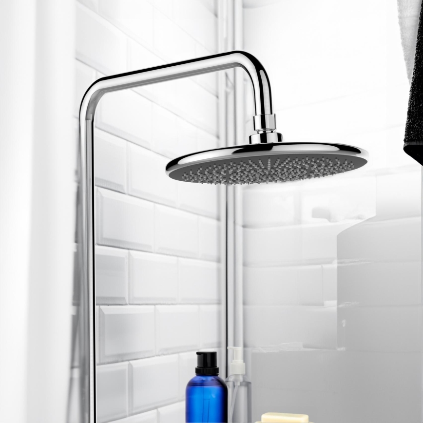 WENKO 23998100 - Cap de duș WATERSAVING SYSTEM, 22,5 x 22,5 cm, crom lucios