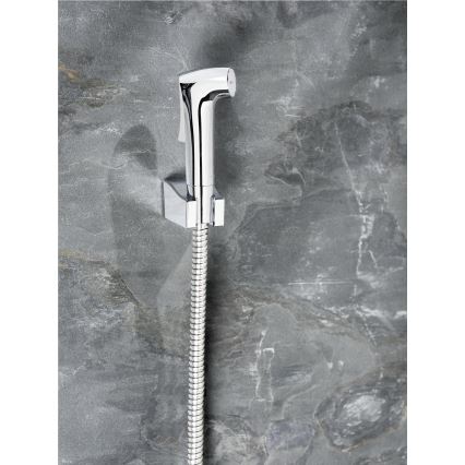 WENKO 23999100 - Set pentru bideu cu sistem de economisire a apei, 12x7 cm, crom lucios/argintiu