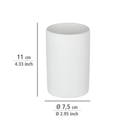 WENKO 24010100 - Pahar POLARIS 7x11 cm alb