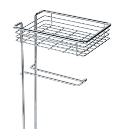 WENKO 24074800 - Suport pentru hârtie igienică 16x59 cm, crom lucios