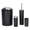WENKO 24078800 - Set CALVO 6,5 x 13 cm, negru/crom lucios
