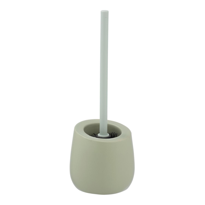 WENKO 24120100 - Perie WC BADI, 13,5 x 38 cm, verde