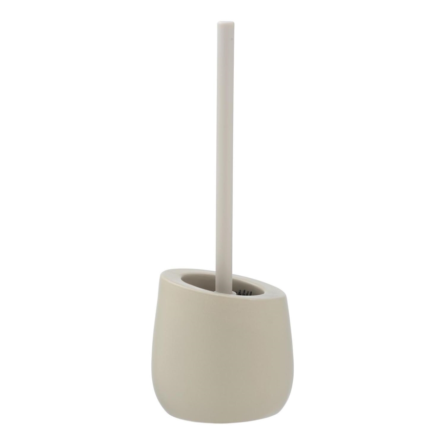 WENKO 24136100 - Perie pentru WC BADI, 13,5 x 38 cm, bej