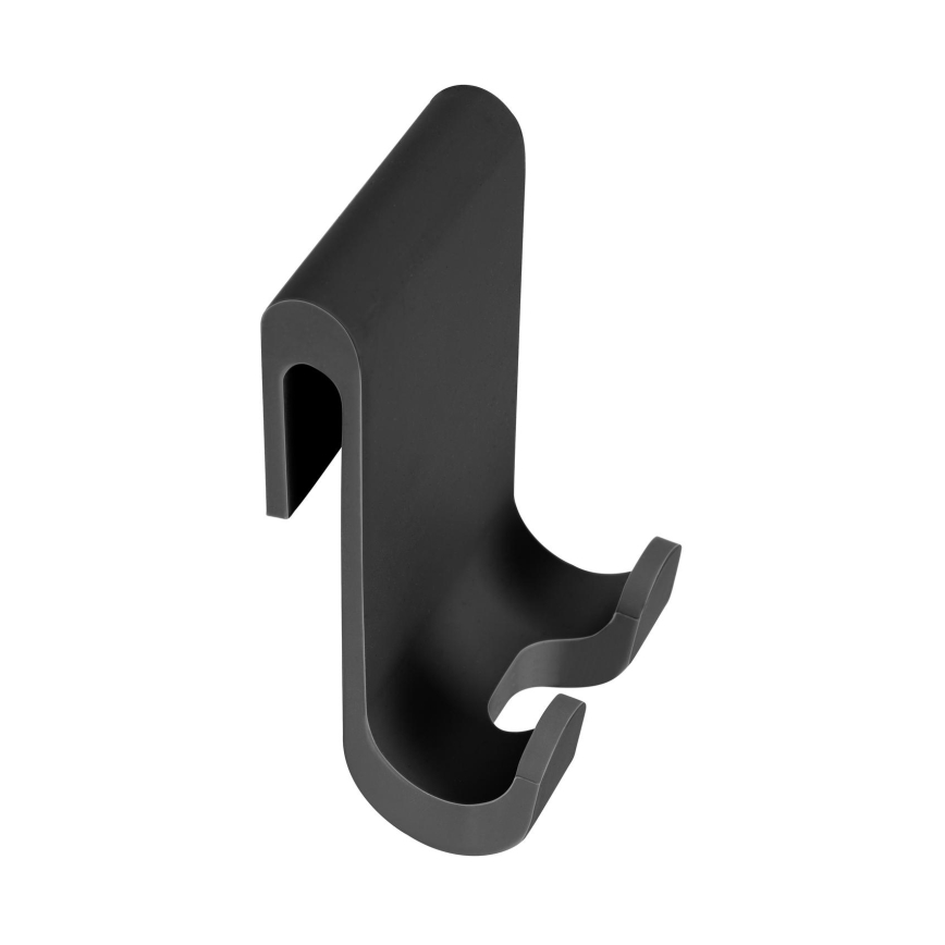 WENKO 24171100 - Racletă pentru duș MOLA 21x24,5 cm inox/negru