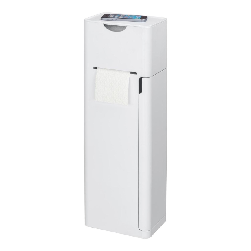 WENKO 24212100 - Perie WC IMON, 20 x 58,5 cm, albă